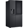 LG GSXE91EVAD American Fridge Freezer, Black, D Rated,  Non-Plumbed