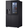 LG GSXE91EVAD American Fridge Freezer, Black, D Rated,  Non-Plumbed