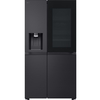LG GSXE91EVAD American Fridge Freezer, Black, D Rated,  Non-Plumbed