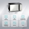 Hisense H20MOMBS4HGUK Microwave, Grey