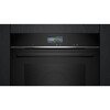 Siemens HB776G1B1B iQ700 Built-In Electric Single Oven with Pyrolytic Cleaning, Black, A+ Rated
