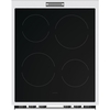 Hisense HDCEC5C10W Ceramic Electric Cooker with Double Oven, White, A Rated