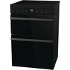 Hisense HDCEC6C20B Ceramic Electric Cooker with Double Oven, Black, A Rated