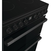 Hisense HDCEC6C20B Ceramic Electric Cooker with Double Oven, Black, A Rated