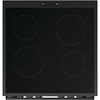 Hisense HDCEC6C20B Ceramic Electric Cooker with Double Oven, Black, A Rated