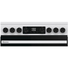 Hisense HDCEC6C20W Ceramic Electric Cooker with Double Oven, White, A Rated