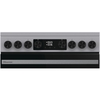 Hisense HDCEC6C20X Ceramic Electric Cooker with Double Oven, Stainless Steel, A Rated