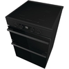 Hisense HDCEIT6C20B Induction Electric Cooker with Double Oven, Black, A Rated