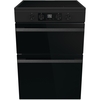 Hisense HDCEIT6C20B Induction Electric Cooker with Double Oven, Black, A Rated
