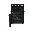 Hisense HDE3211BBUK Ceramic Electric Cooker with Double Oven, Black, A Rated