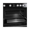 Hisense HDE3211BBUK Ceramic Electric Cooker with Double Oven, Black, A Rated