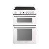 Hisense HDE3211BWUK Ceramic Electric Cooker with Double Oven, White, A Rated