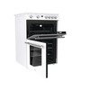 Hisense HDE3211BWUK Ceramic Electric Cooker with Double Oven, White, A Rated