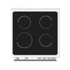 Hisense HDE3211BWUK Ceramic Electric Cooker with Double Oven, White, A Rated