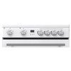Hisense HDE3211BWUK Ceramic Electric Cooker with Double Oven, White, A Rated