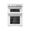 Hisense HDE3211BWUK Ceramic Electric Cooker with Double Oven, White, A Rated