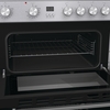 Hisense HDE3211BXUK Ceramic Electric Cooker with Double Oven, Stainless Steel, A Rated