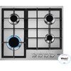 AEG HGE64200SM 3000 59cm 4 Burner Gas Hob, Stainless Steel