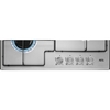 AEG HGX6400SM 59cm 4 Burner Gas Hob, Stainless Steel