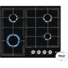 AEG HGX64200SB 3000 59cm 4 Burner Gas Hob, Black
