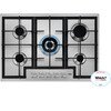 AEG HGX75400SM 3000 75cm 5 Burner Gas Hob, Stainless Steel