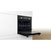 Bosch HHF113BA0B Series 2 Built-In Electric Single Oven, Black, A Rated