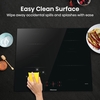 Hisense HI6401BSC 60cm Induction Hob, Black