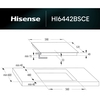 Hisense HI6442BSCE 59cm Induction Hob, Black