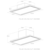 Elica Hilight-X-16-WH Ceiling Extractor, White, A+ Rated