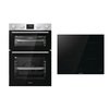 Hisense Built-In Electric Double Oven and 60cm Induction Hob Pack, Stainless Steel, A Rated