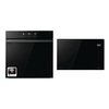 Hisense Built-In Electric Single Oven and Built-In Microwave with Grill Pack with Pyrolytic Cleaning, Black, A+ Rated