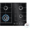 AEG HKB64450NB FlameLight 59cm 4 Burner Gas Hob, Black