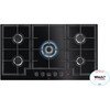 AEG HKB95450NB 8000 FlameLight 88cm 5 Burner Gas Hob, Black