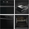 Hisense HO66FAPizzaChef Built-In Electric Single Oven with Pyrolytic Cleaning, Black, A+ Rated