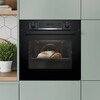Bosch HQA534BB3B Series 4 Built-In Electric Single Oven, Black, A+ Rated