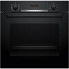 Bosch HQA534BB3B Series 4 Built-In Electric Single Oven, Black, A+ Rated