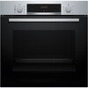 Bosch HQA534BS3B Series 4 Built-In Electric Single Oven, Stainless Steel, A+ Rated