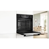 Bosch HQA574BB3B Series 4 Built-In Electric Single Oven with Pyrolytic Cleaning, Black, A+ Rated