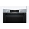 Bosch HQA574BS3B Series 4 Built-In Electric Single Oven with Pyrolytic Cleaning, Stainless Steel, A+ Rated
