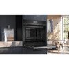 Siemens HR776G1B1B iQ700 Built-In Electric Single Oven with Pyrolytic Cleaning, Black, A+ Rated