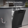 Hisense HS523E15BUK Slimline Dishwasher, 10 Place Settings, Black, E Rated