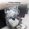 Hisense HS622E90XUK Dishwasher, 13 Place Settings, Stainless Steel, E Rated