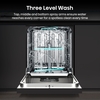 Hisense HS663A90BXUK Dishwasher, 16 Place Settings, Black, A Rated