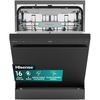 Hisense HS663A90BXUK Dishwasher, 16 Place Settings, Black, A Rated