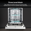 Hisense HS663A90WUK Dishwasher, 16 Place Settings, White, A Rated
