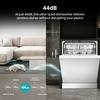 Hisense HS663A90WUK Dishwasher, 16 Place Settings, White, A Rated