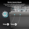 Hisense HS663A90XUK Dishwasher, 16 Place Settings, Stainless Steel, A Rated
