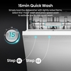 Hisense HS673A90WUK Dishwasher, 16 Place Settings, White, A Rated