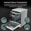 Hisense HS673A90WUK Dishwasher, 16 Place Settings, White, A Rated