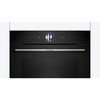 Bosch HSG7364B1B Series 8 Built-In Electric Single Oven with Steam Function, Black, A+ Rated